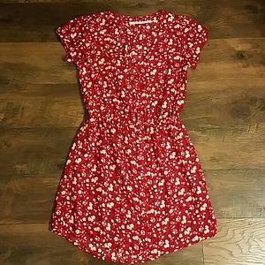 Kimchi Blue | Red Floral Dress